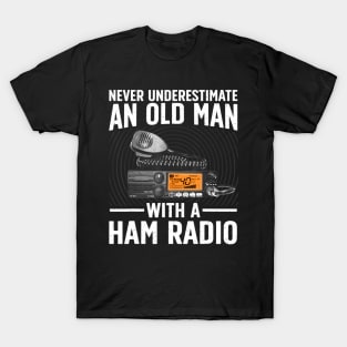 Ham Radio Art For Grandpa Men Amateur Radio Ham Operator T-Shirt